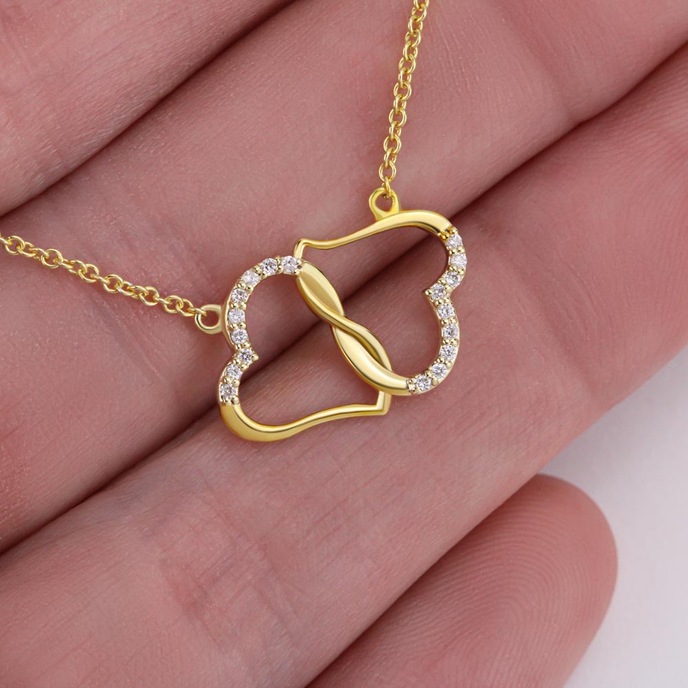 To My Amazing Mom - Everlasting Love 10k Solid Gold Pendant and 14k Gold-Filled Chain