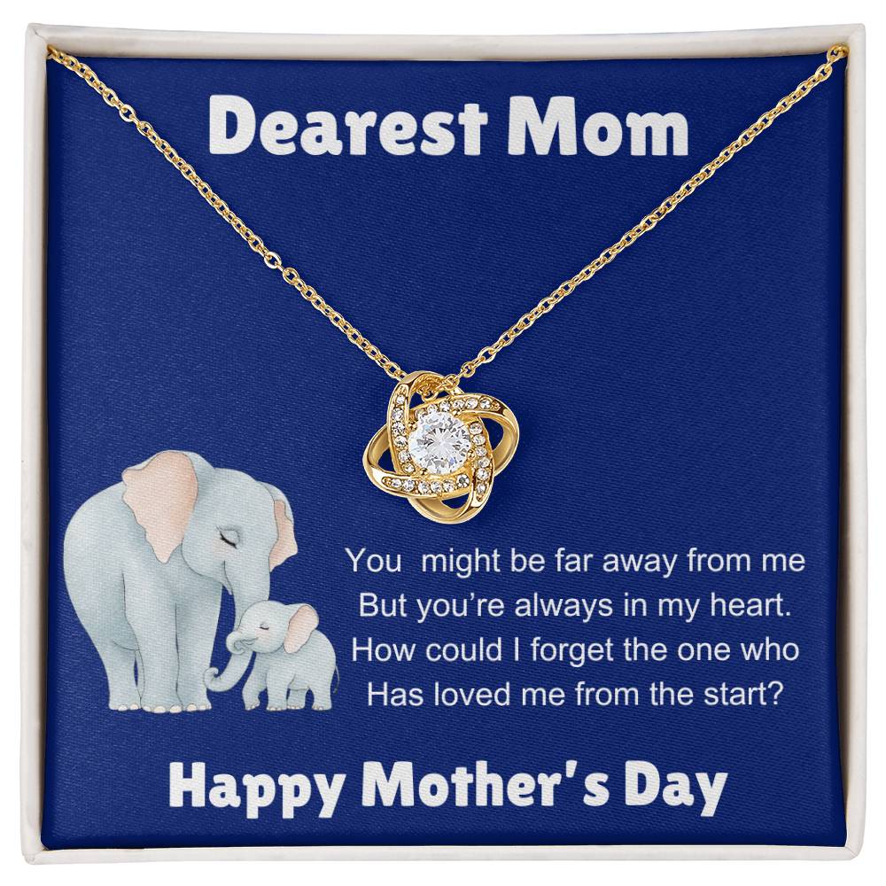 Dearest Mom - Love Knot Necklace