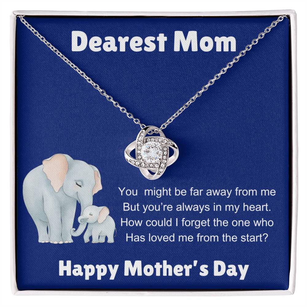 Dearest Mom - Love Knot Necklace