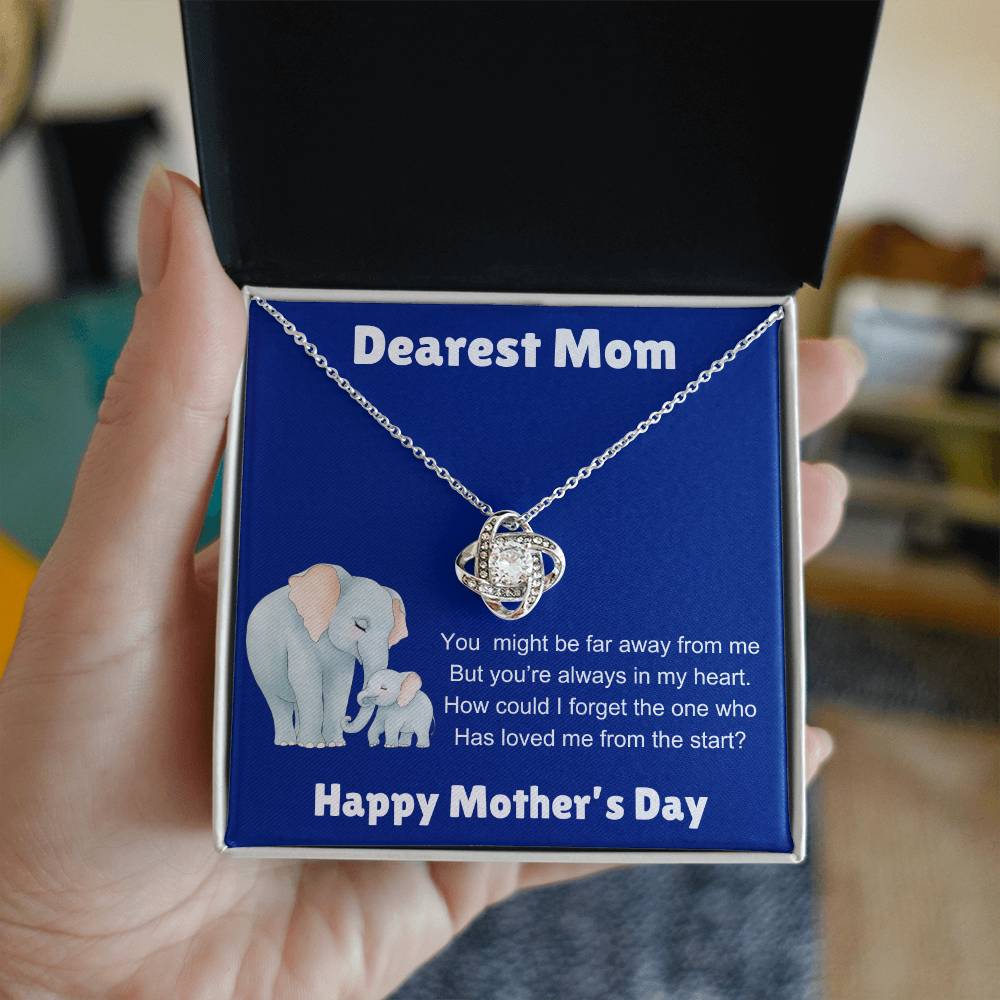 Dearest Mom - Love Knot Necklace