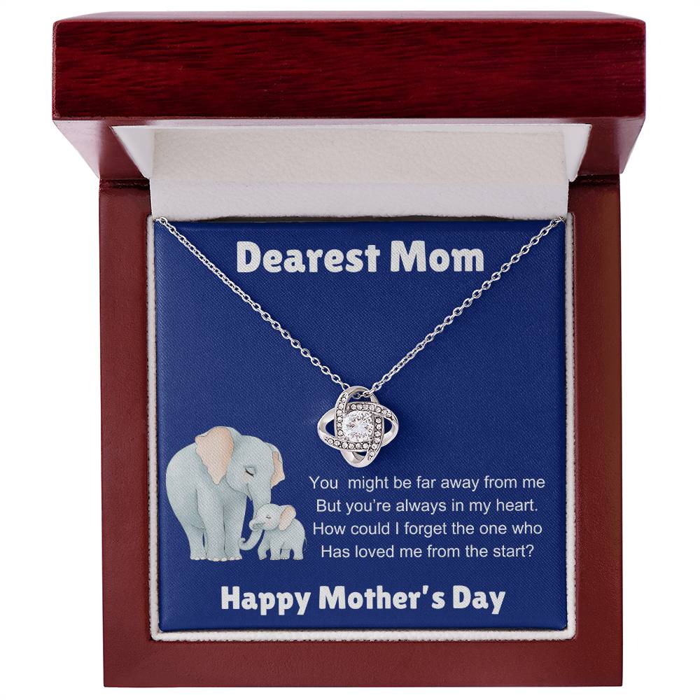 Dearest Mom - Love Knot Necklace